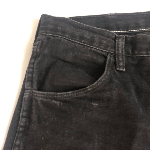 Rustler 38x30 Straight Fit Men’s Jeans (Black) - Picture 3 of 8